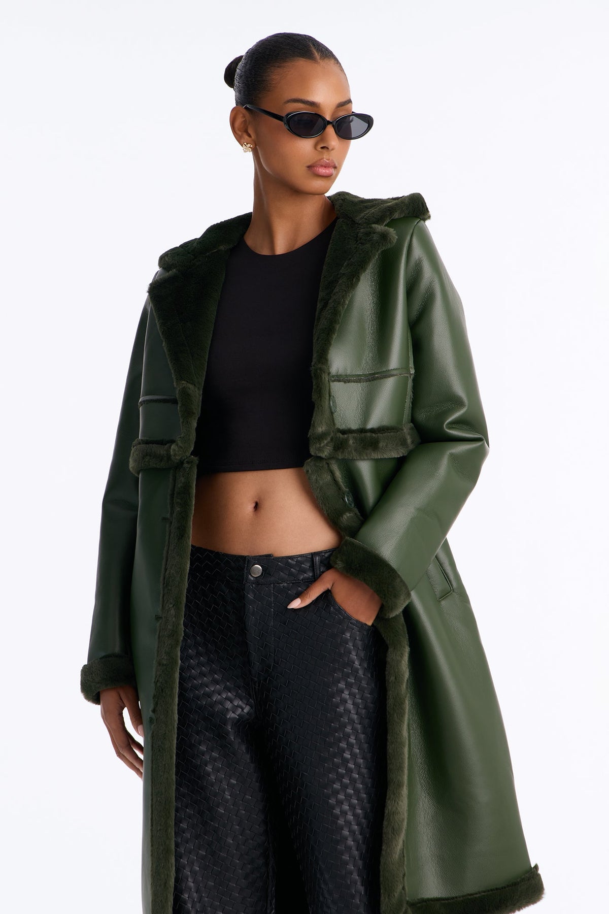 Better Than Your Next Convertible Trench Coat - Military Green