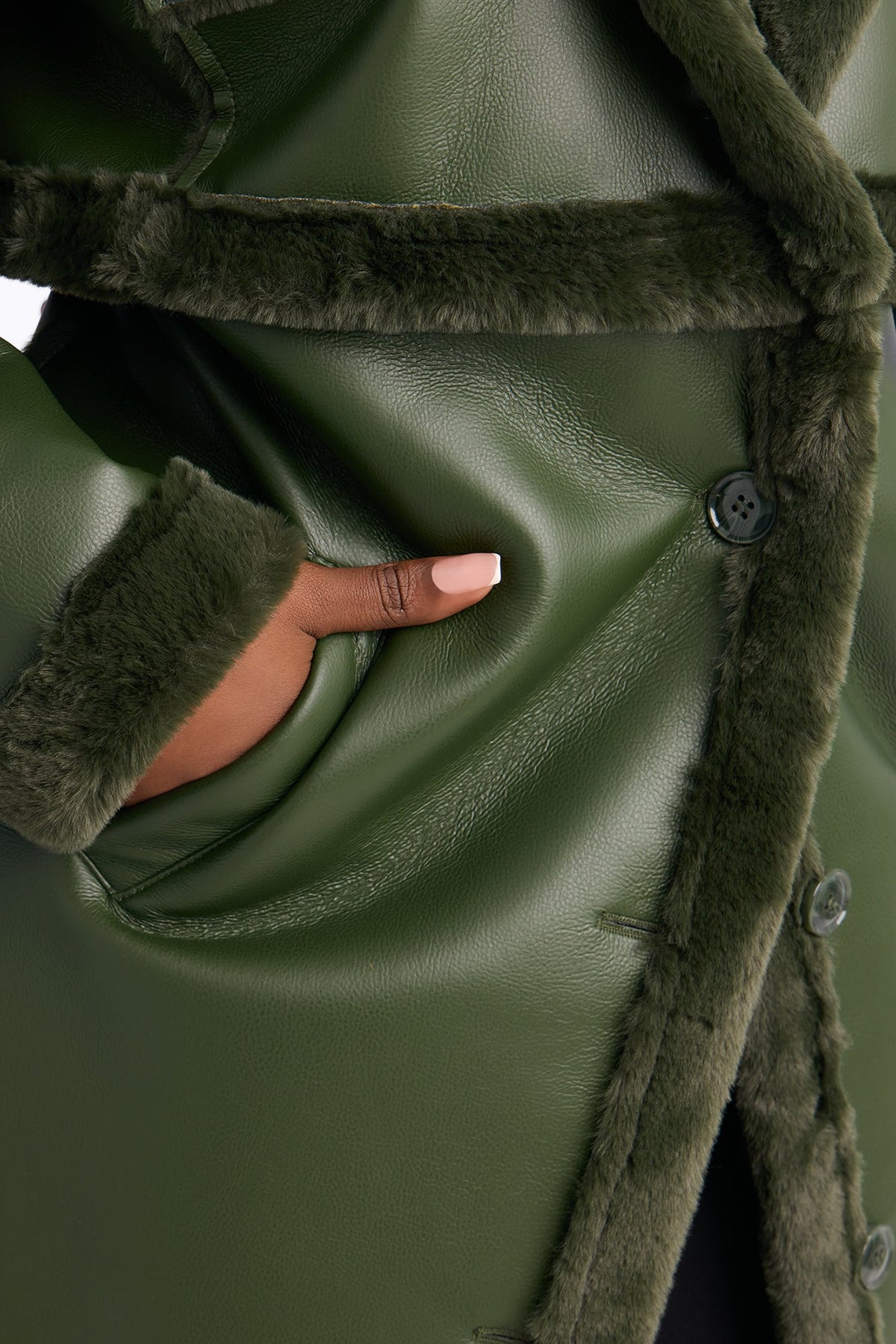 Better Than Your Next Convertible Trench Coat - Military Green