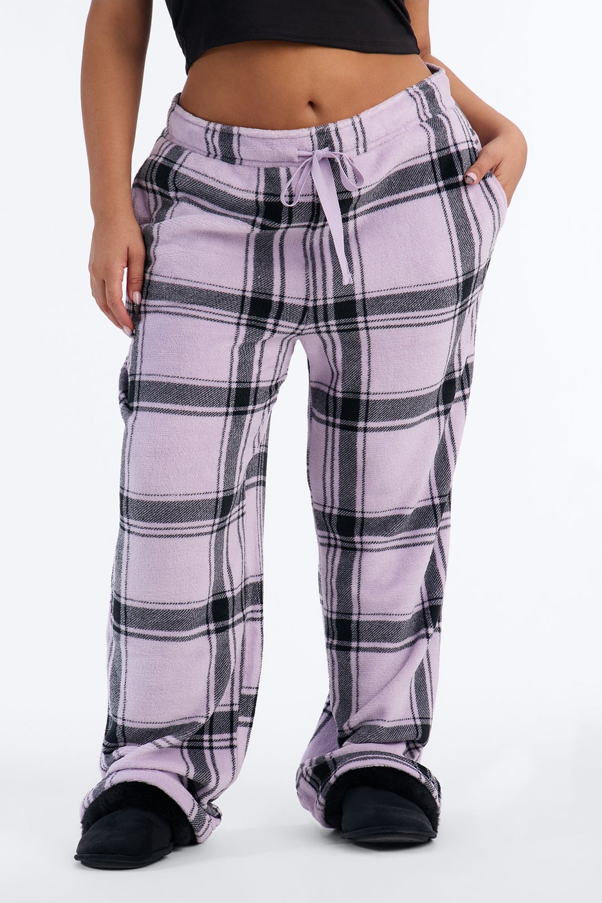Relax And Chill Plush PJ Pant - Lavender