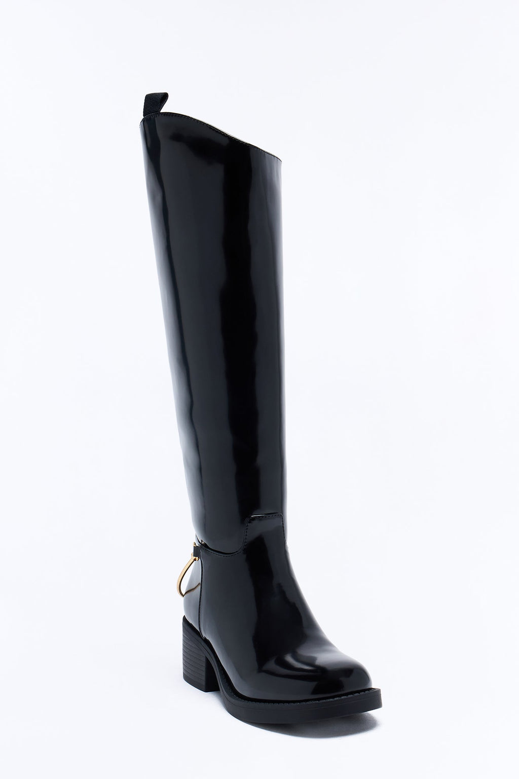 Fox Hardware Knee High Boots - Black