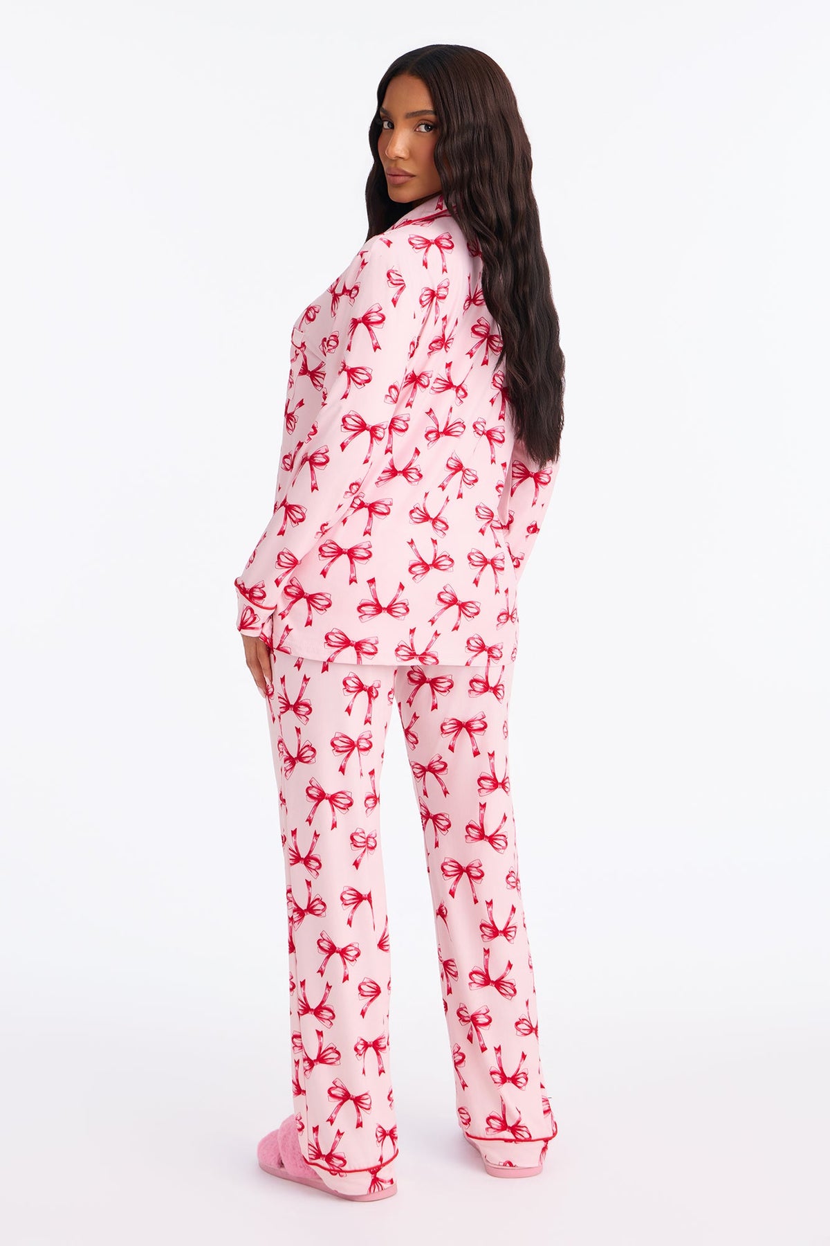 Bed Babe PJ Pant Set - Pink/combo
