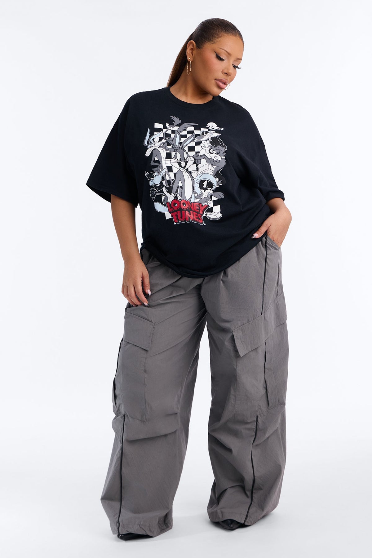 Looney Tunes Gang Tshirt - Black