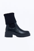 Thunder Knit Booties - Black