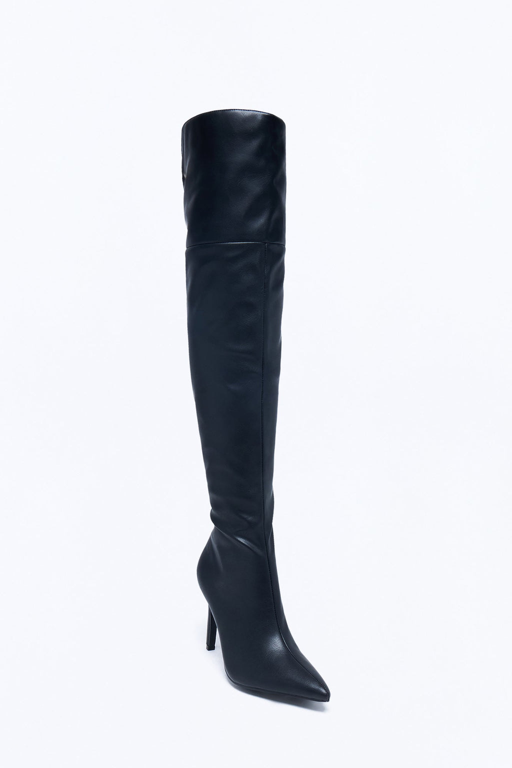 You Got It Ruched Heeled Boots - Black