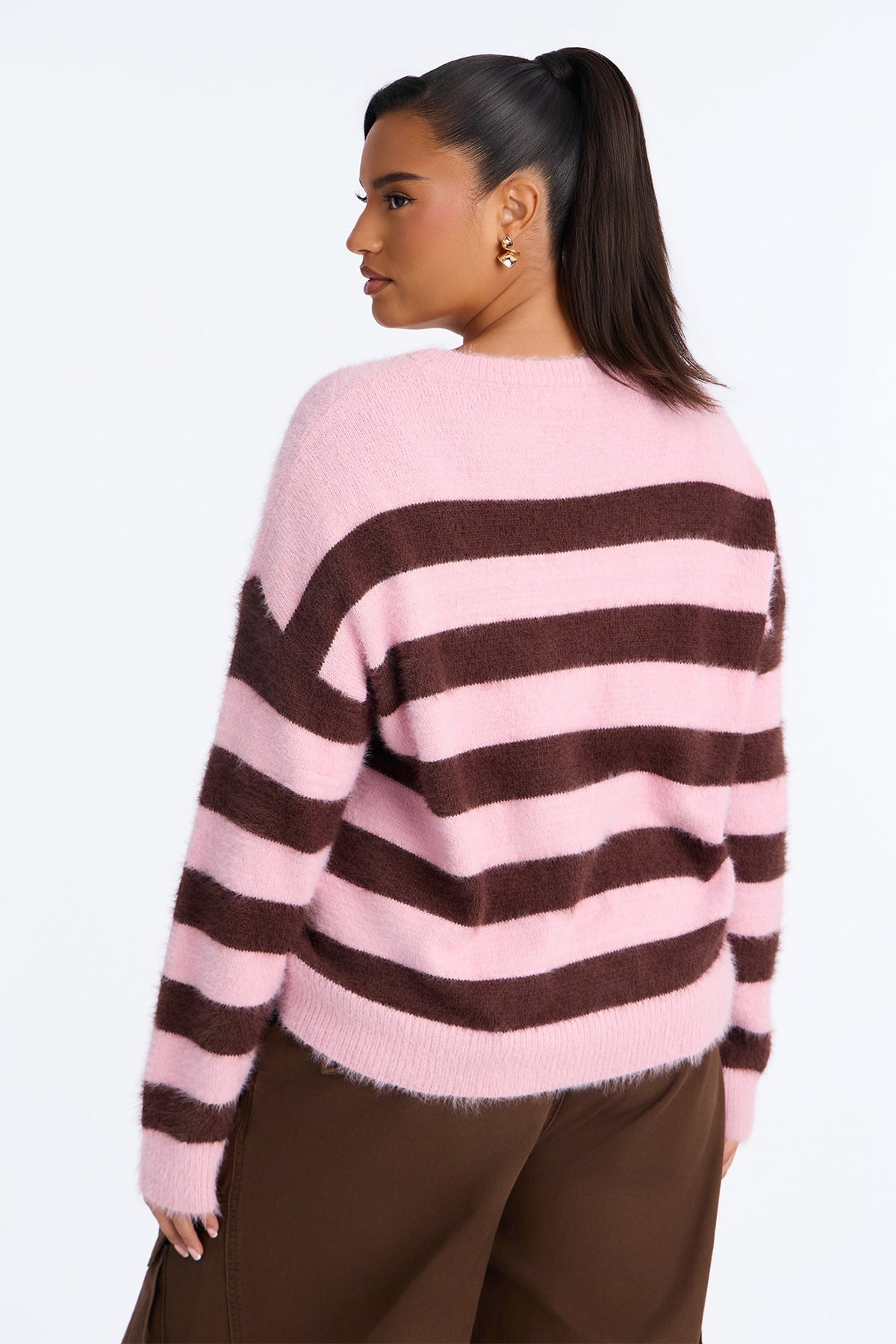 Dreamin' Of Fall Pullover Sweater - Pink/combo