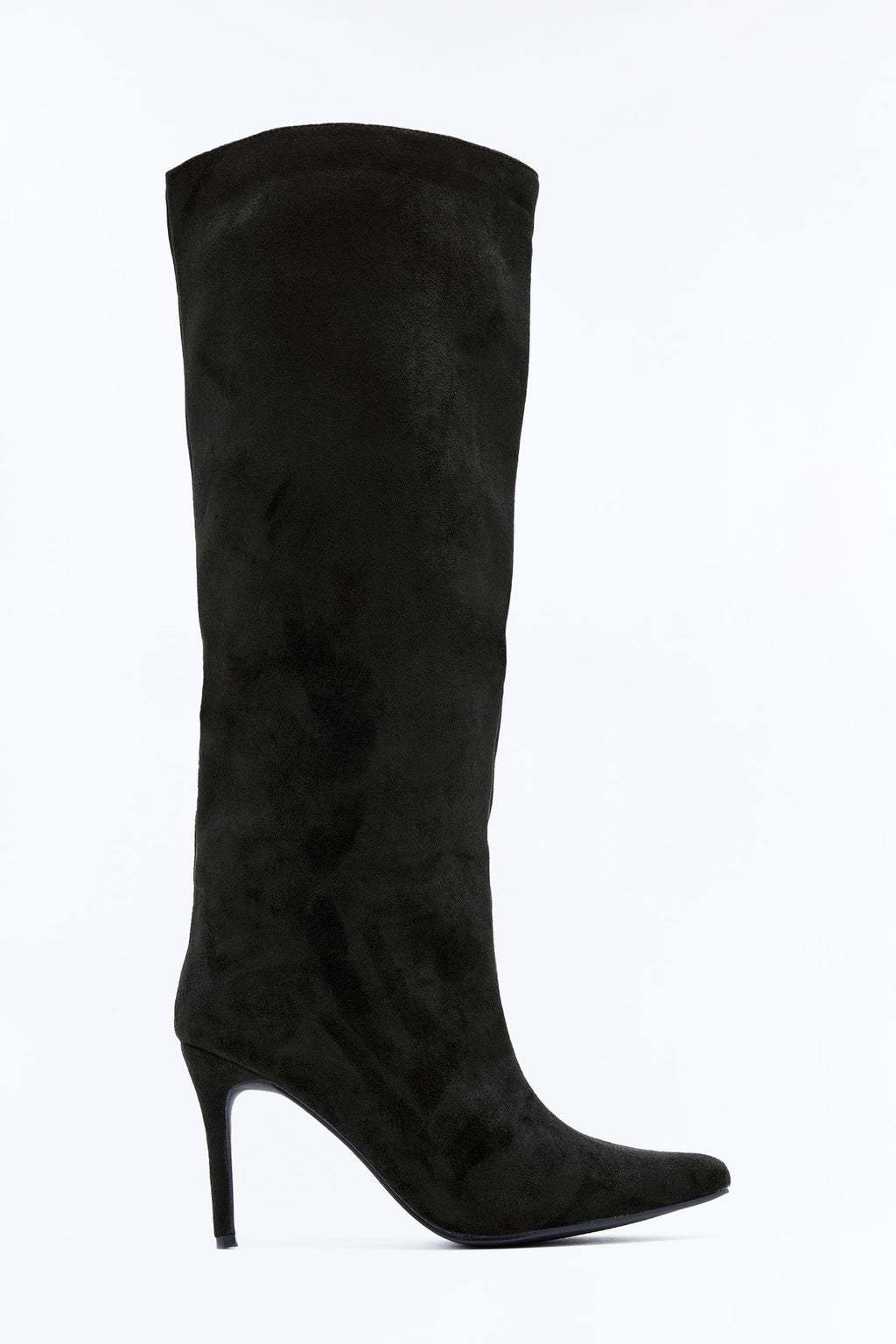 Medusa Thigh High Heeled Boots - Black