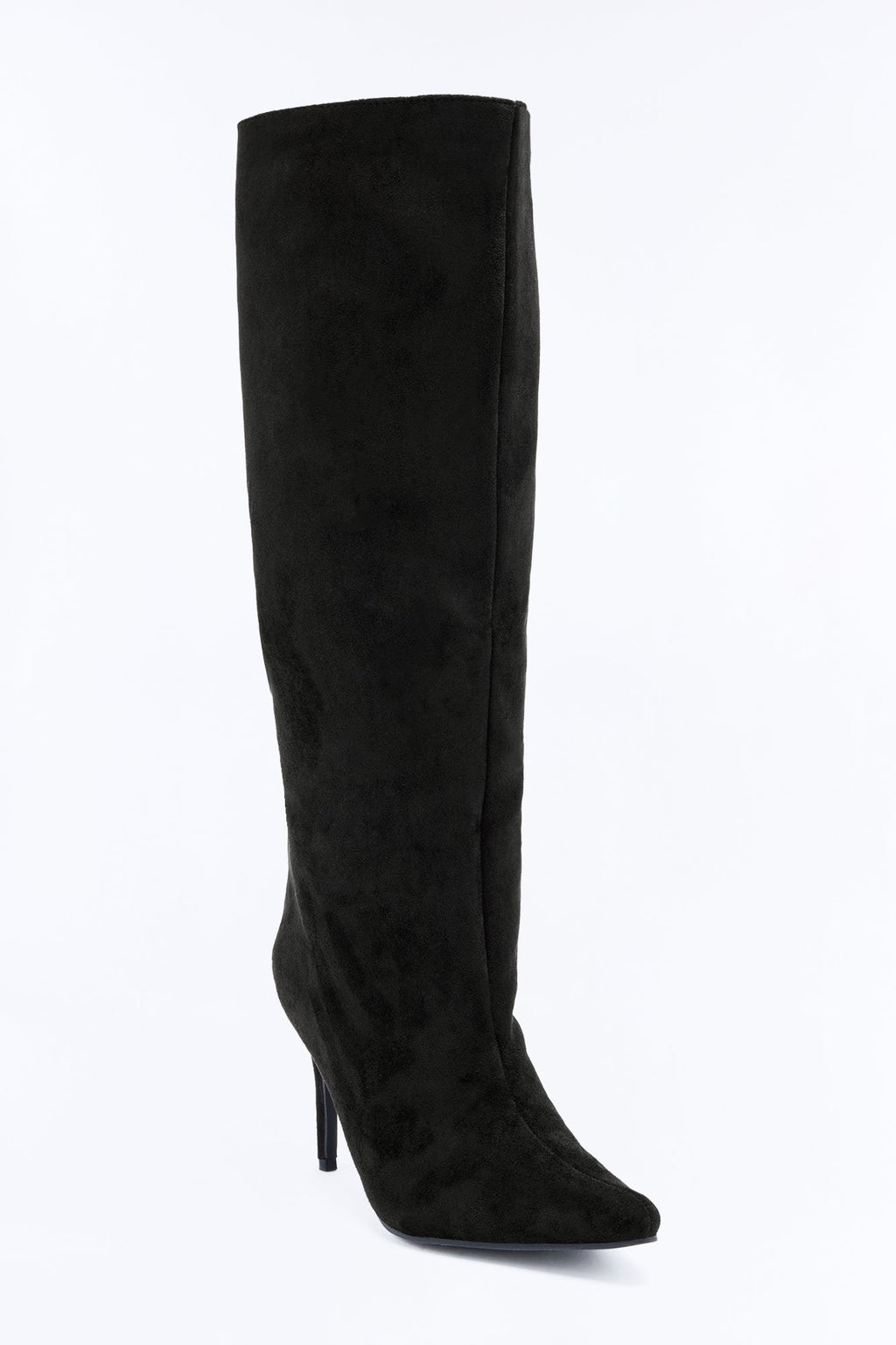 Medusa Thigh High Heeled Boots - Black