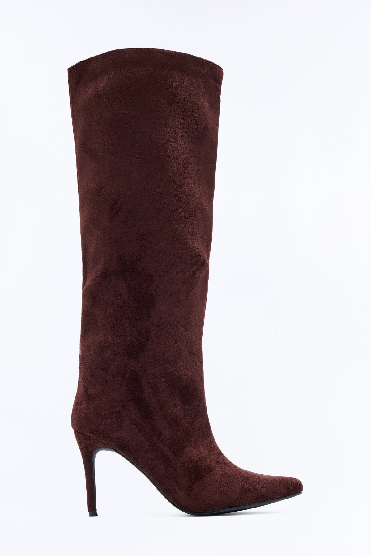 Medusa Thigh High Heeled Boots - Chocolate
