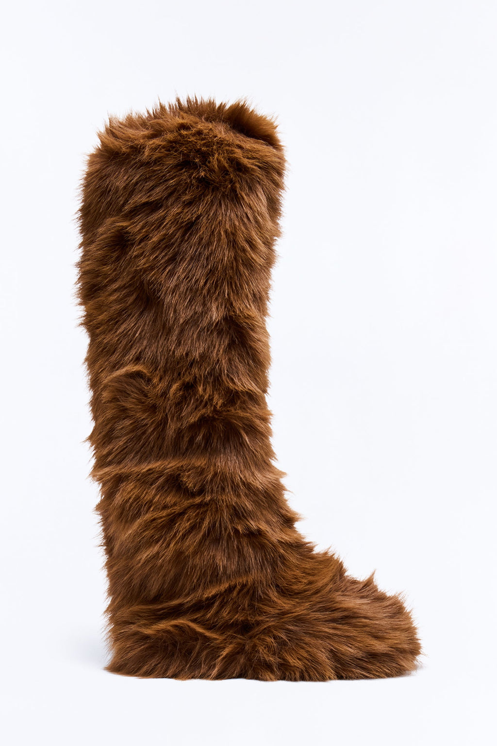 Arctic Faux Fur Boots - Brown