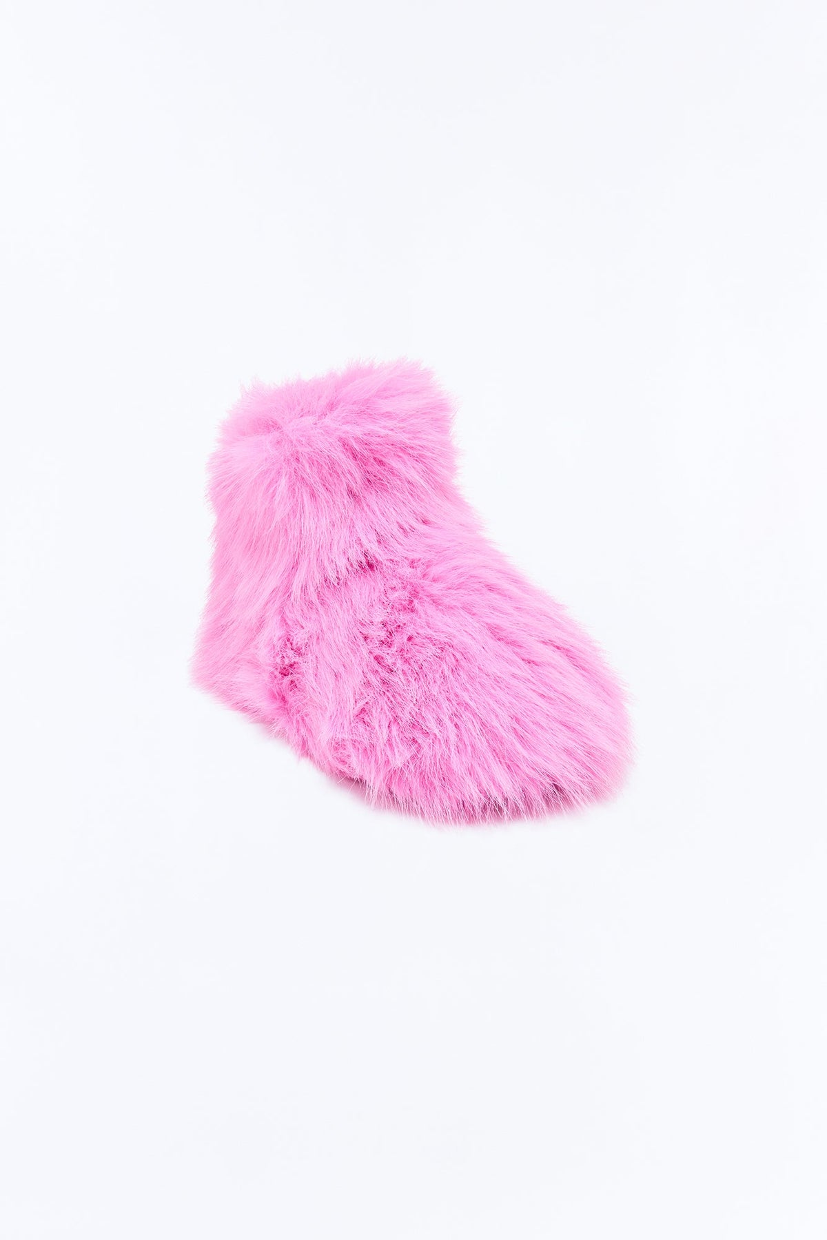 Northern Faux Fur Booties - Pink
