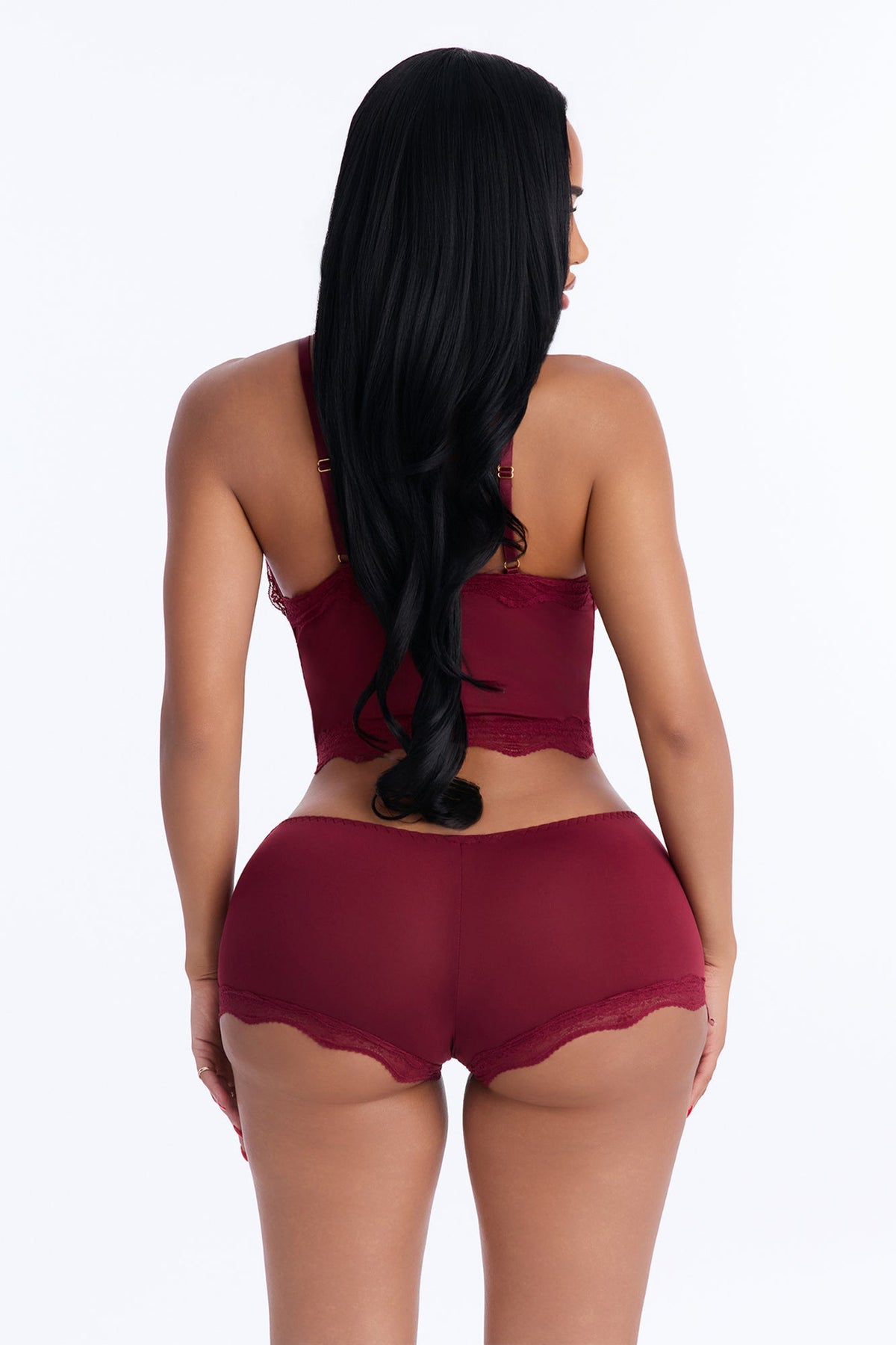 Sugar Plum 2 Piece Cami & Boyshort Set - Purple