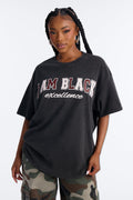 I Am Black Excellence Washed Tee - Black