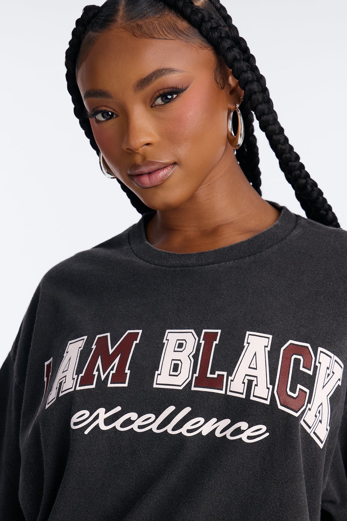 I Am Black Excellence Washed Tee - Black