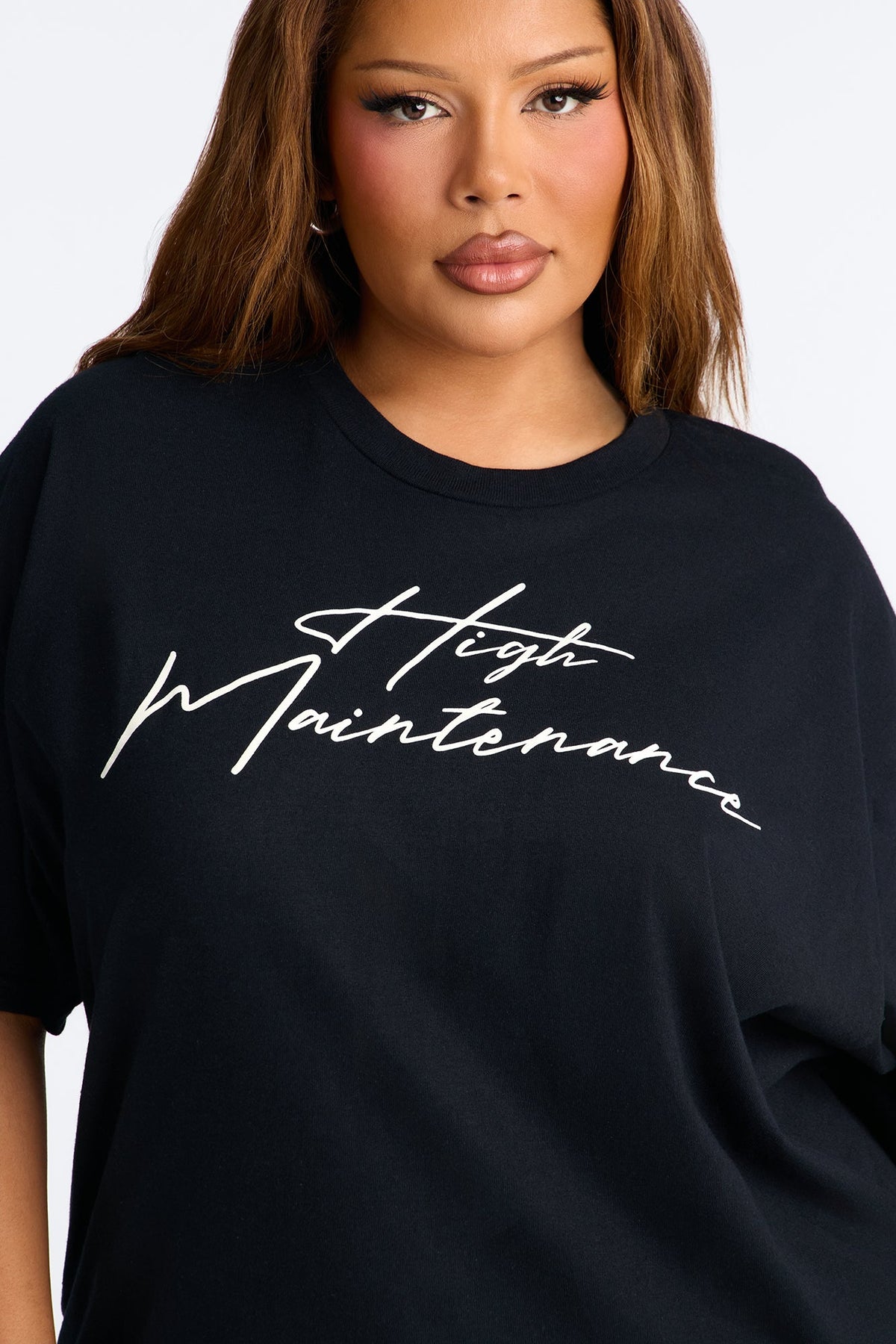 Diva Standards Oversized Tee - Black