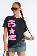 Iconic Star Struck Tee - Black