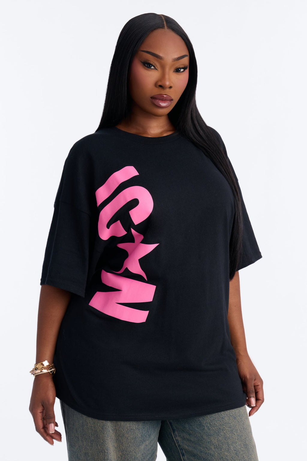 Iconic Star Struck Tee - Black