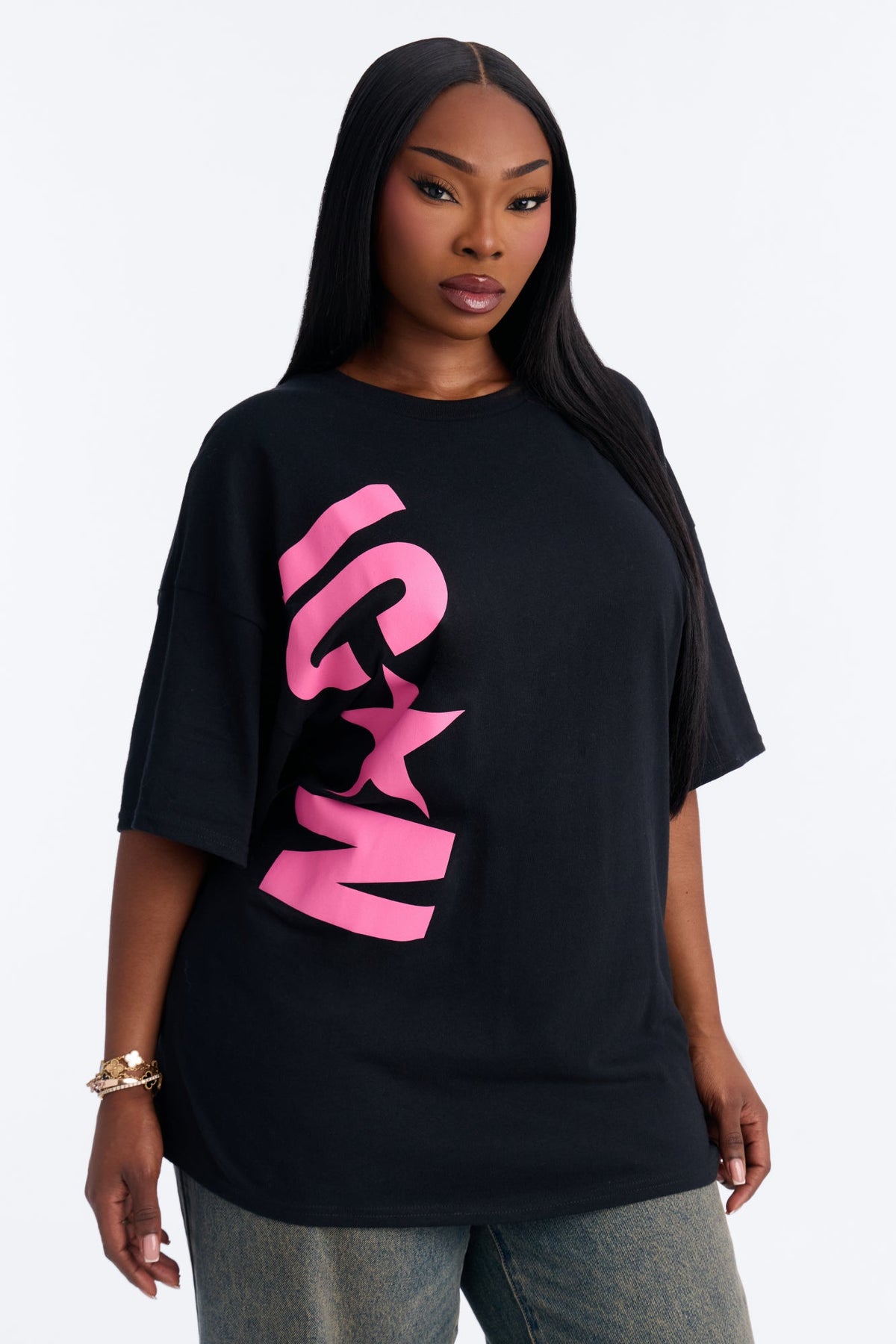 Iconic Star Struck Tee - Black