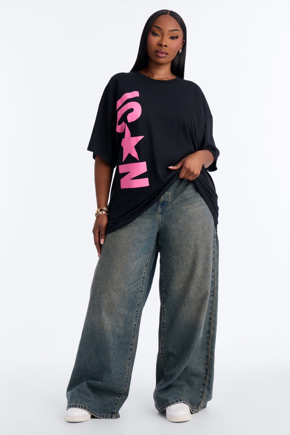 Iconic Star Struck Tee - Black