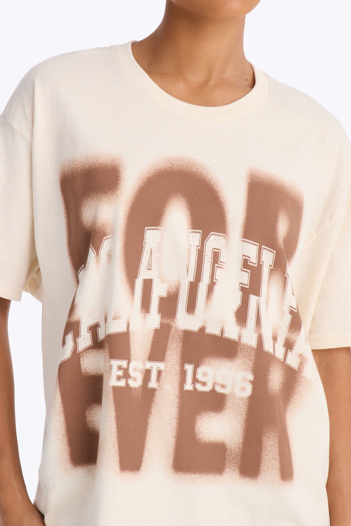 Forever LA Faded Tee - Natural