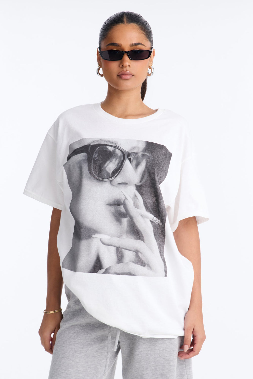 Rebel Girl Energy Tee - White