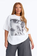 Rebel Girl Energy Tee - White