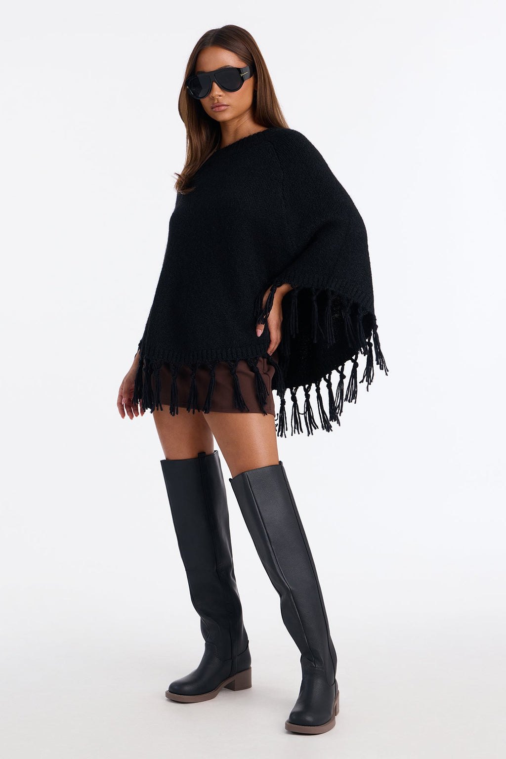 Montana Skies Thigh High Boots - Black