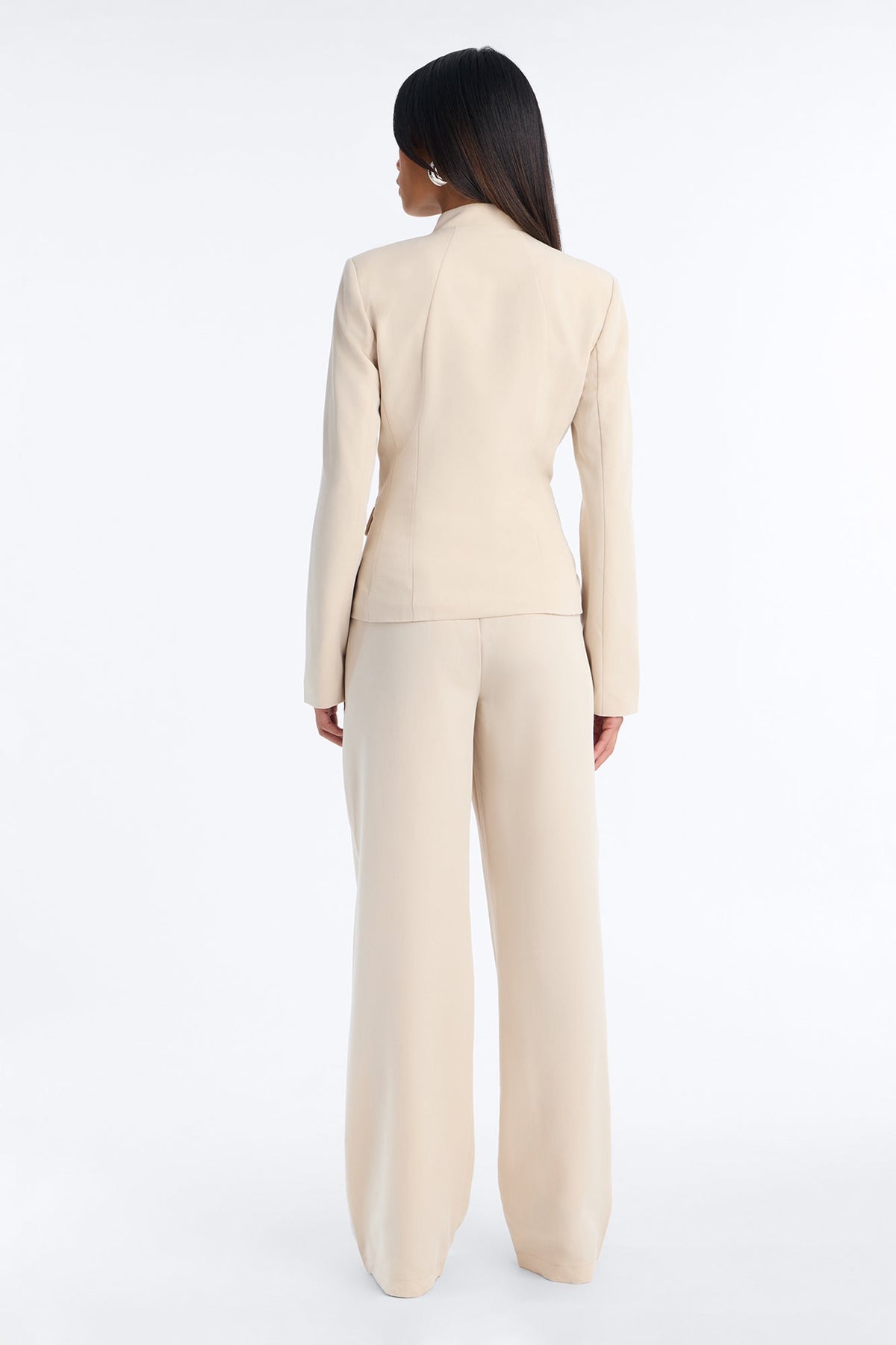 Giselle Blazer Pant Set - Cream