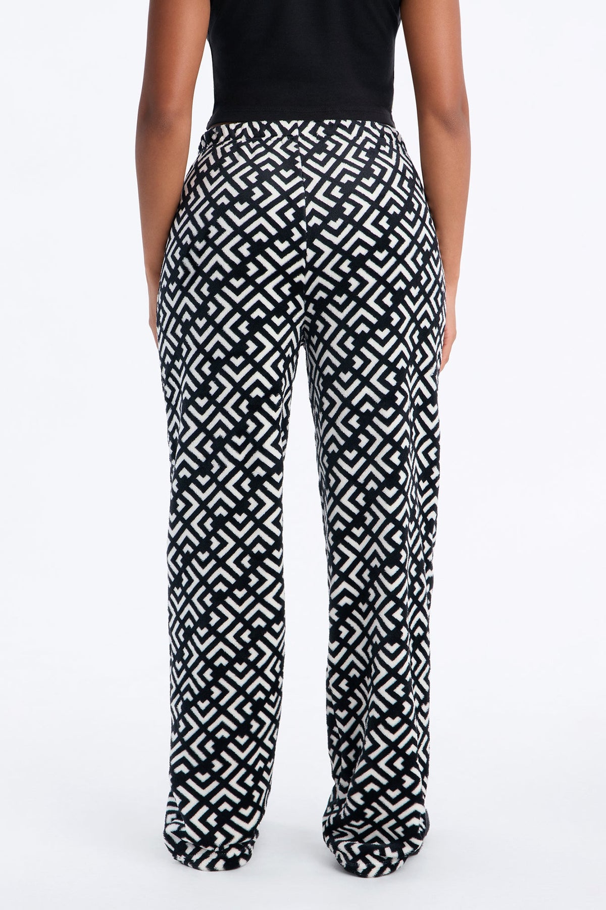 So Tired PJ Pants - Black/White