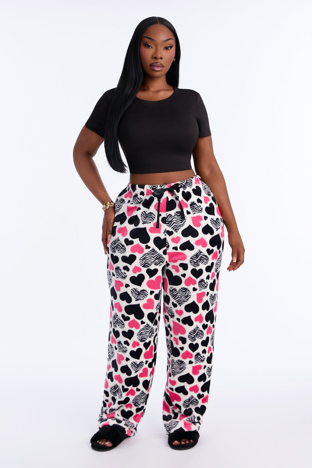 Wild Love PJ Pants - White/combo