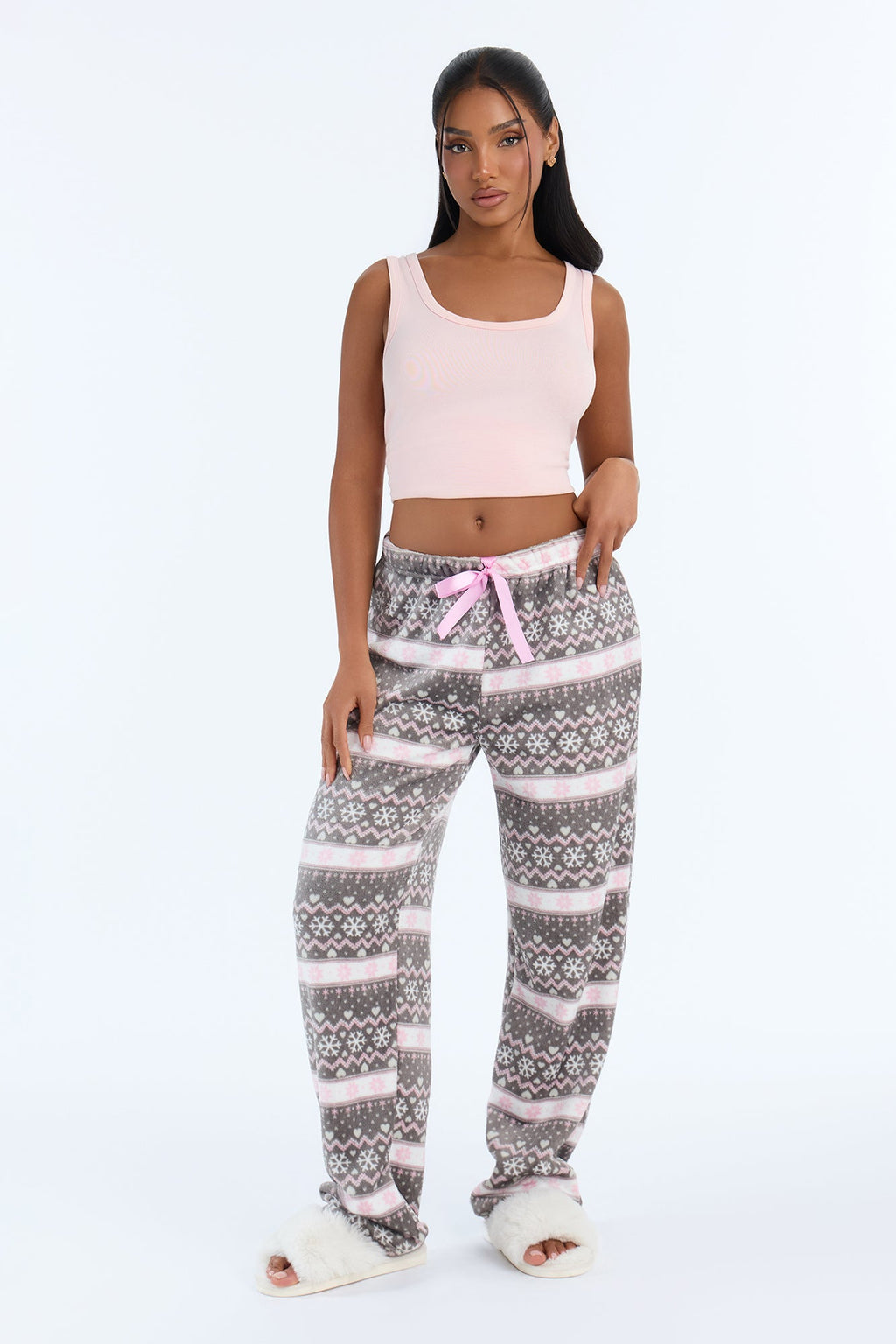 Snow Day PJ Pants - Grey/combo