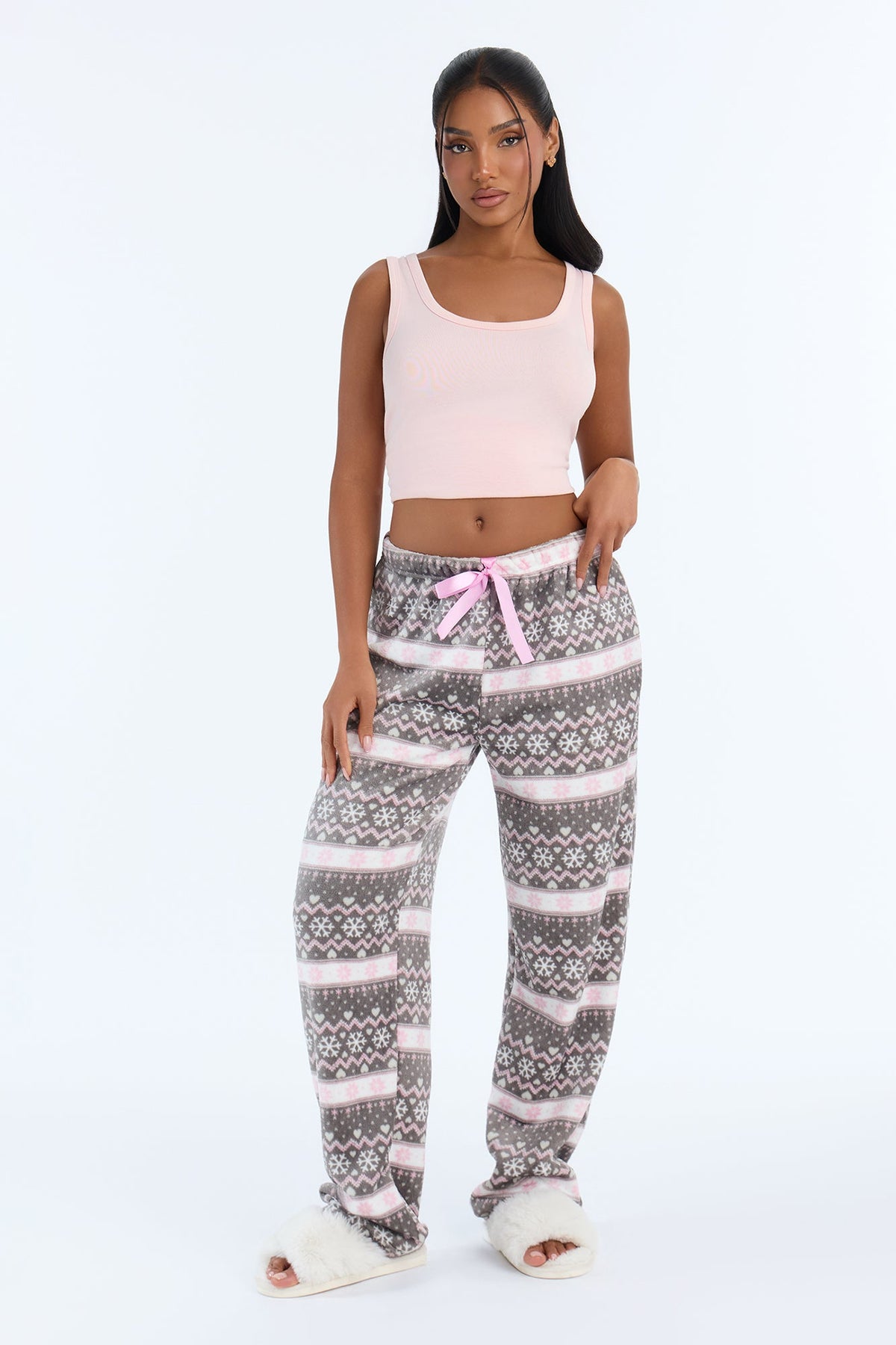 Snow Day PJ Pants - Grey/combo