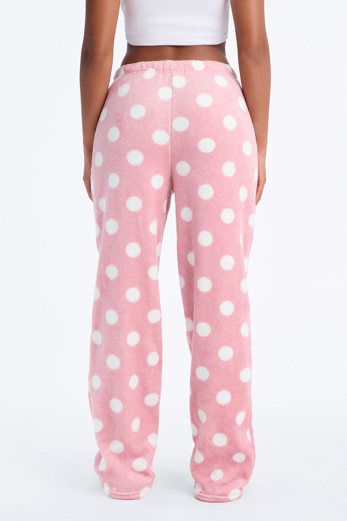 Pretty In Polka Dots PJ Pants - Pink