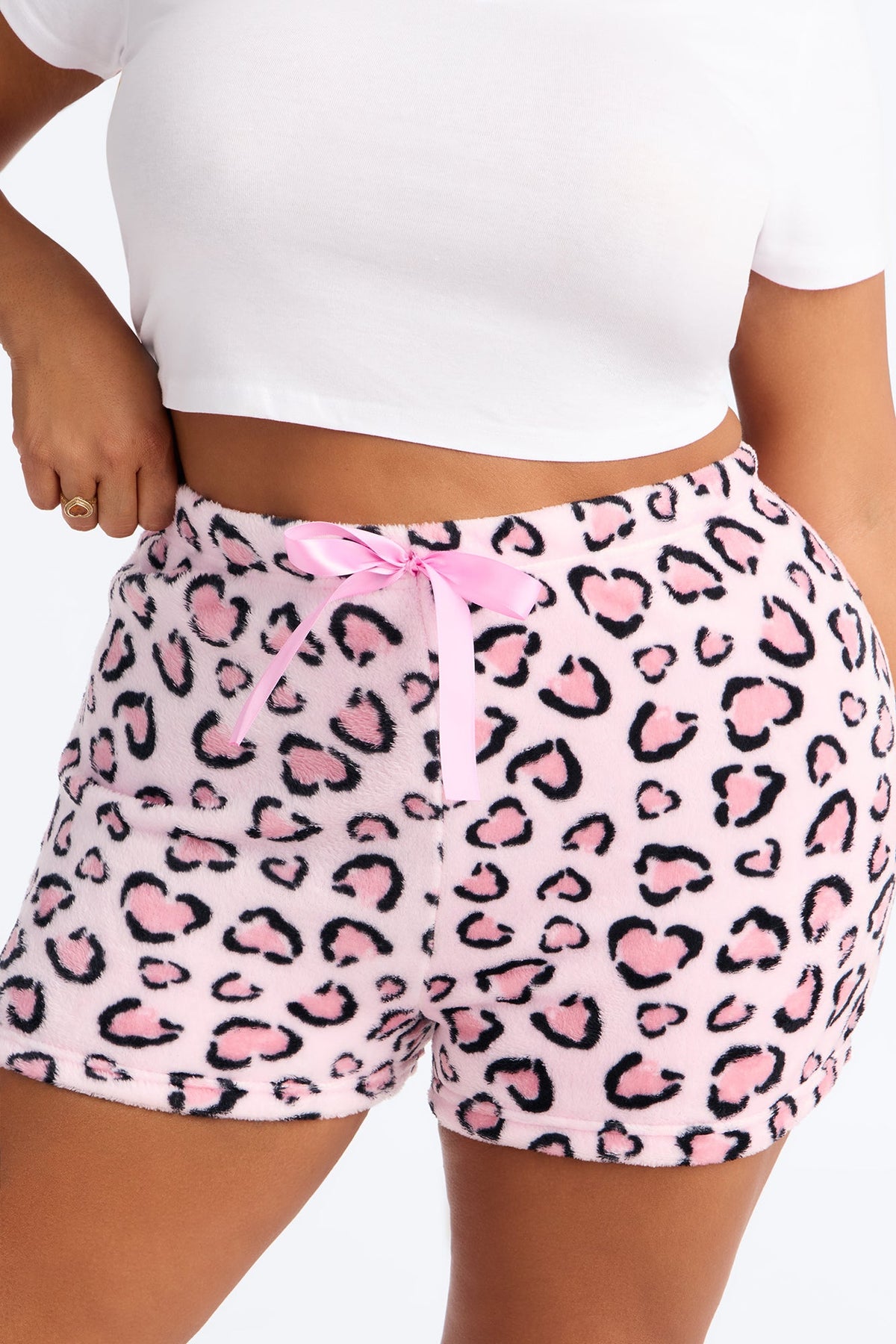 Hitting Snooze PJ Short - Pink/combo