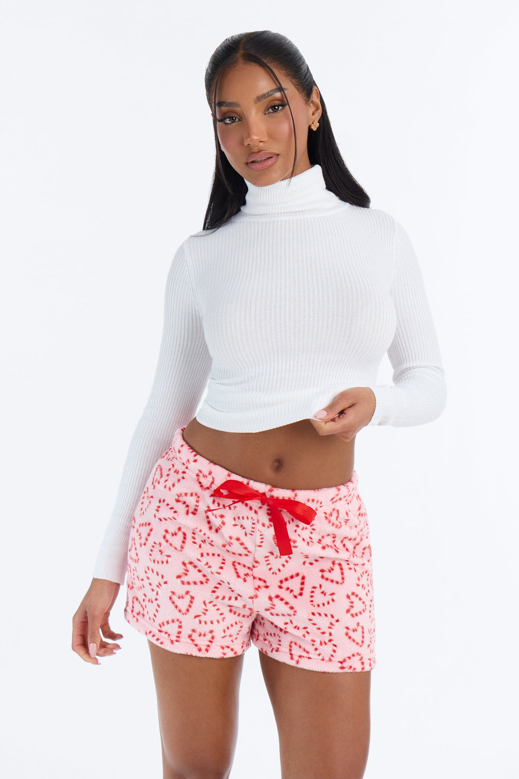 Peppermint Dreams PJ Short - Pink