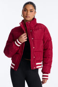 Mrs. Jackson Puffer Jacket - Red