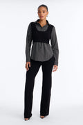Take Notes Sweater Pant Set - Black