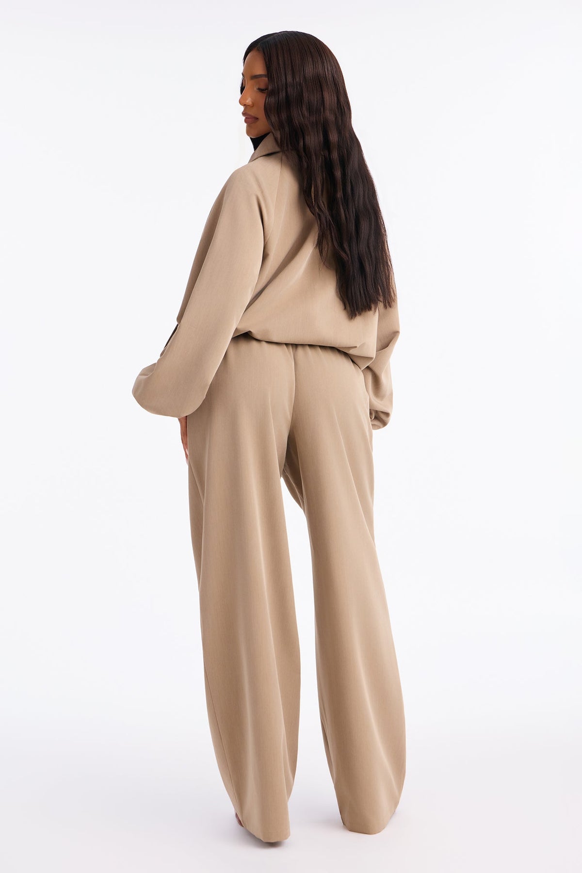 City Strolling Pant Set - Mocha