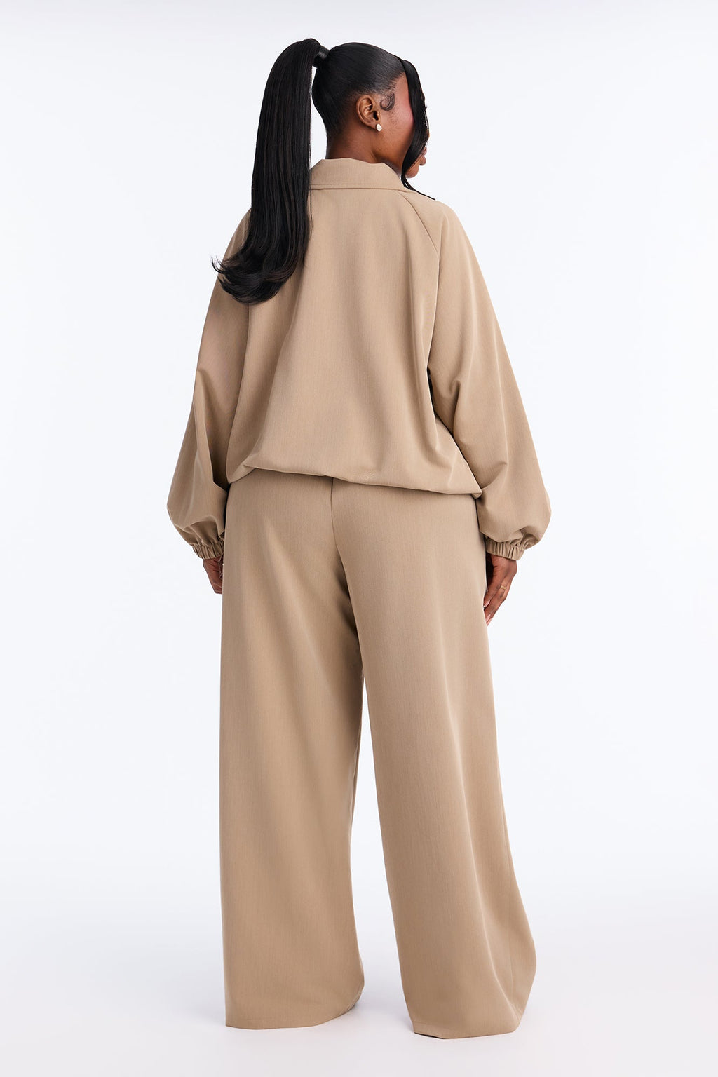 City Strolling Pant Set - Mocha