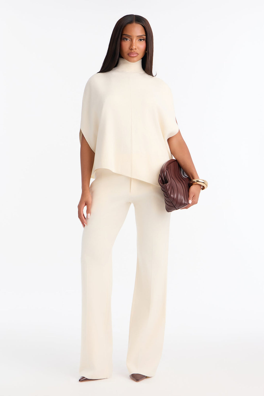 Emmaline Knit Pant Set - Off White