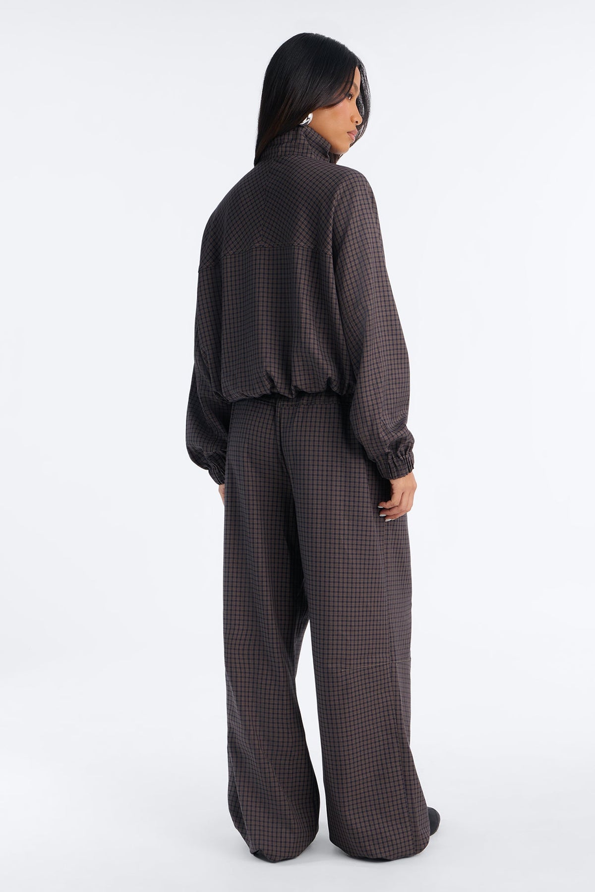 Sutton Plaid Pant Set - Navy/combo