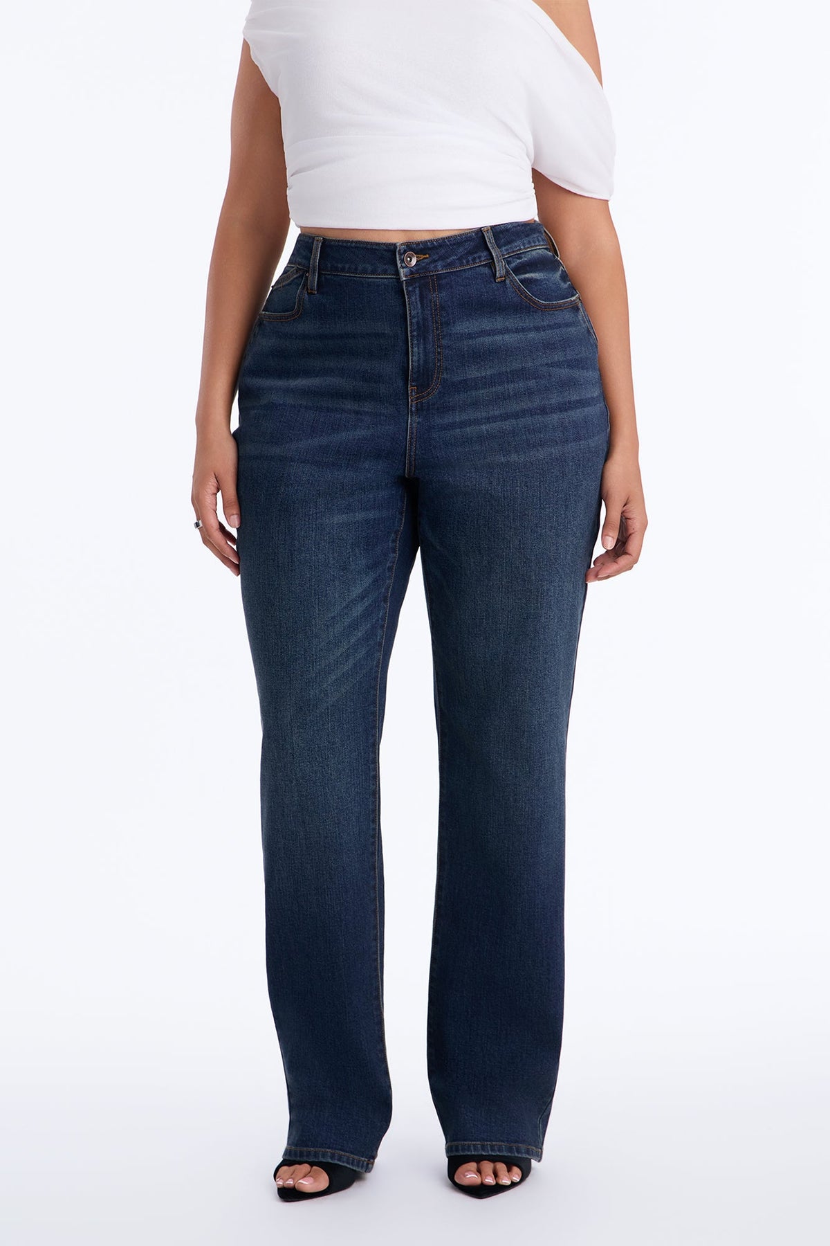 Jayke Premium Stretch Slim Straight Jeans - Dark Wash