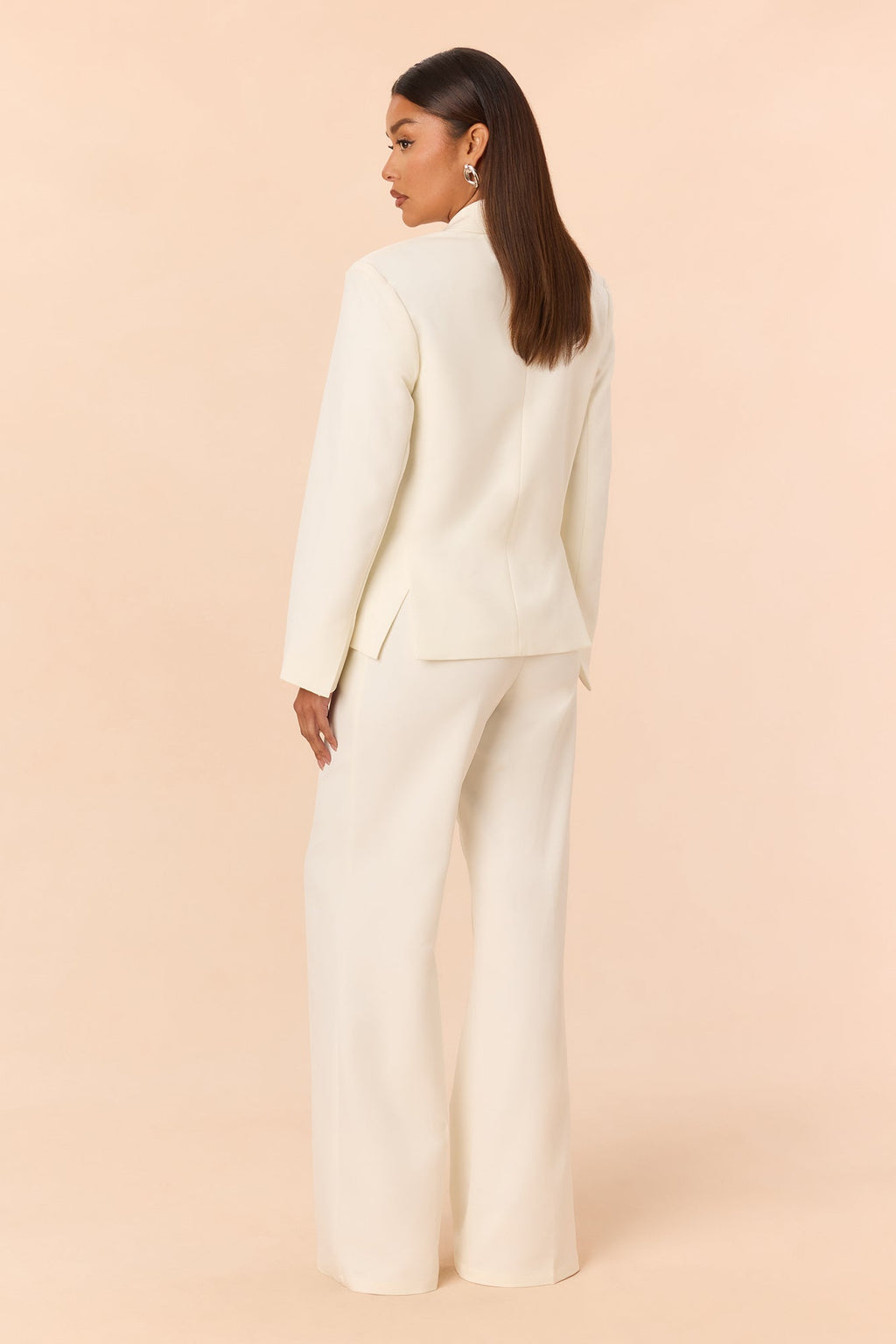 Keep It Professional Pant Set - White