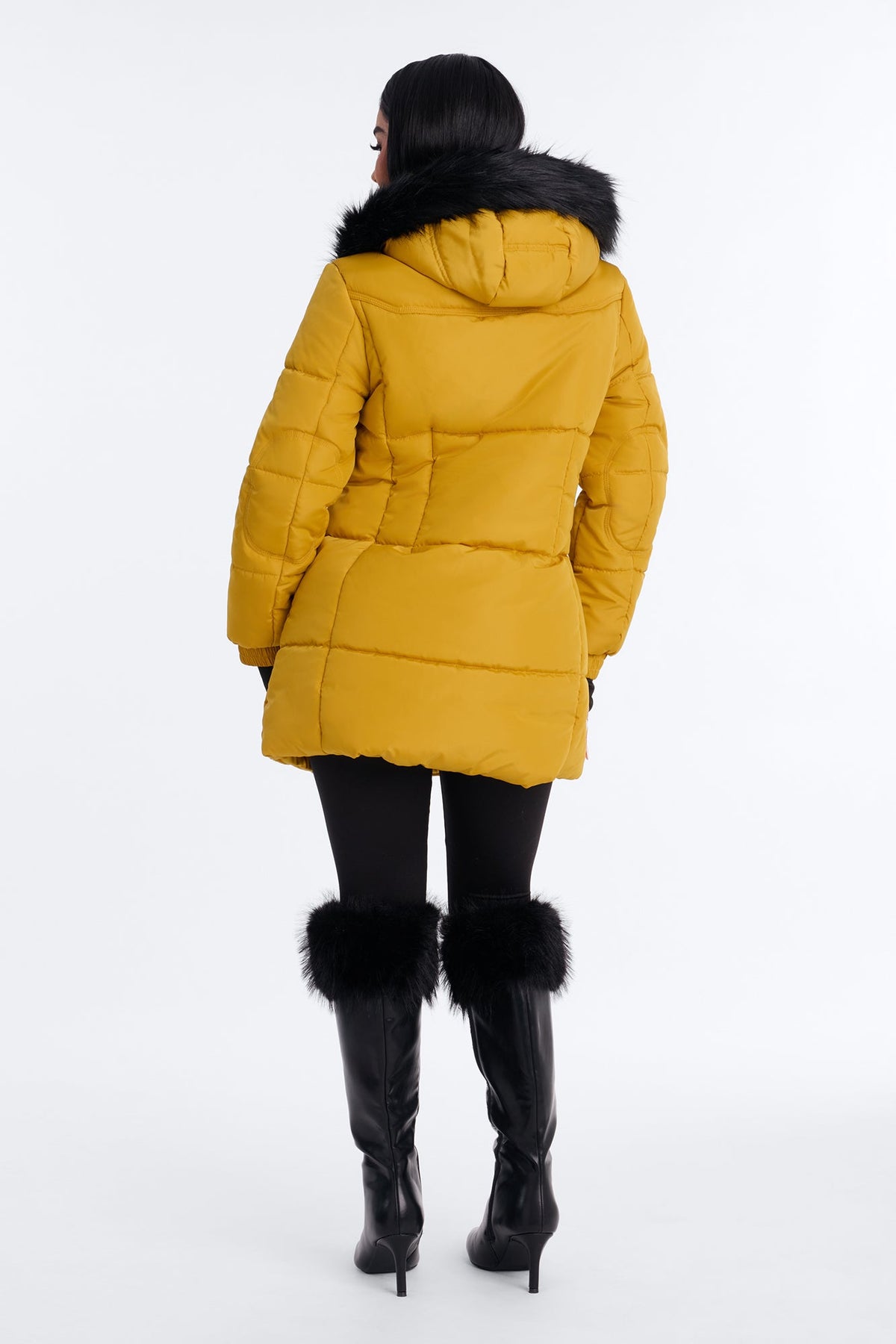 Cold Feelings Puffer Jacket - Honey