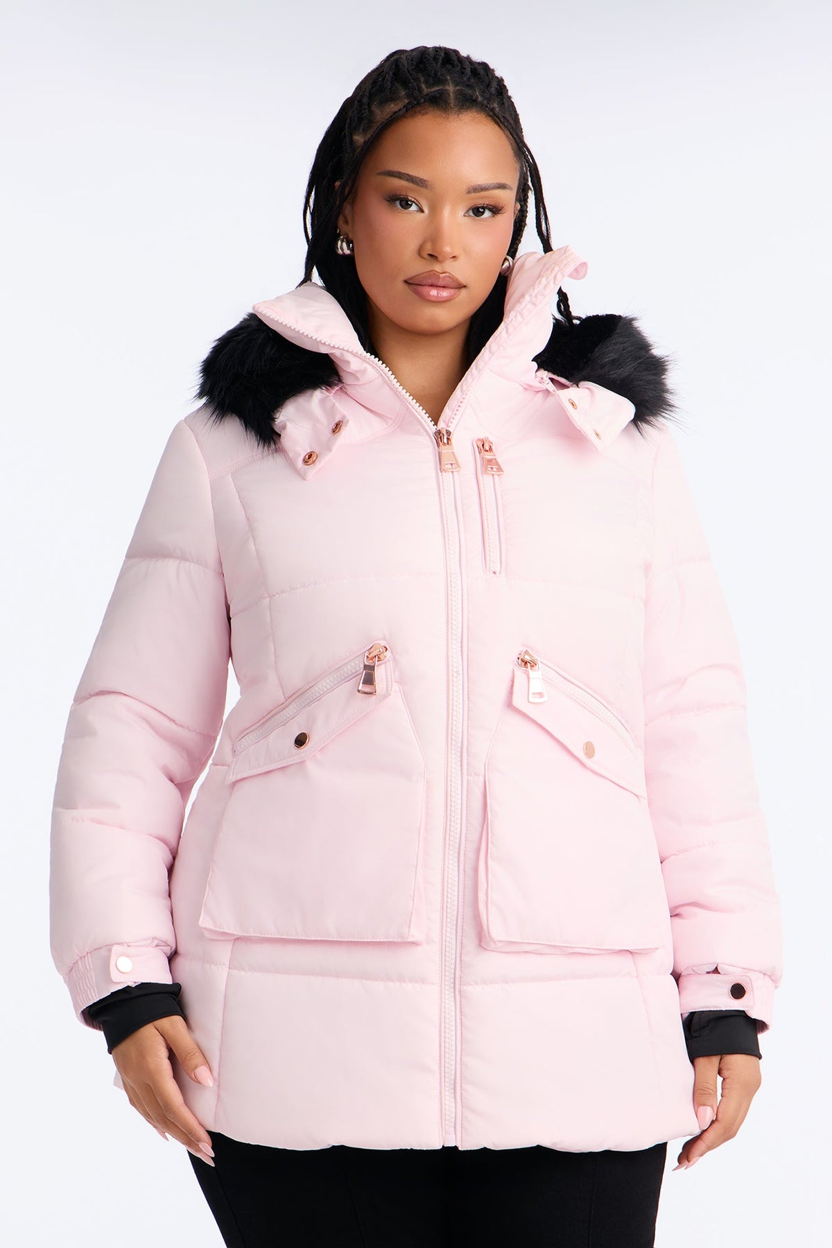 Cold Feelings Puffer Jacket - Pink