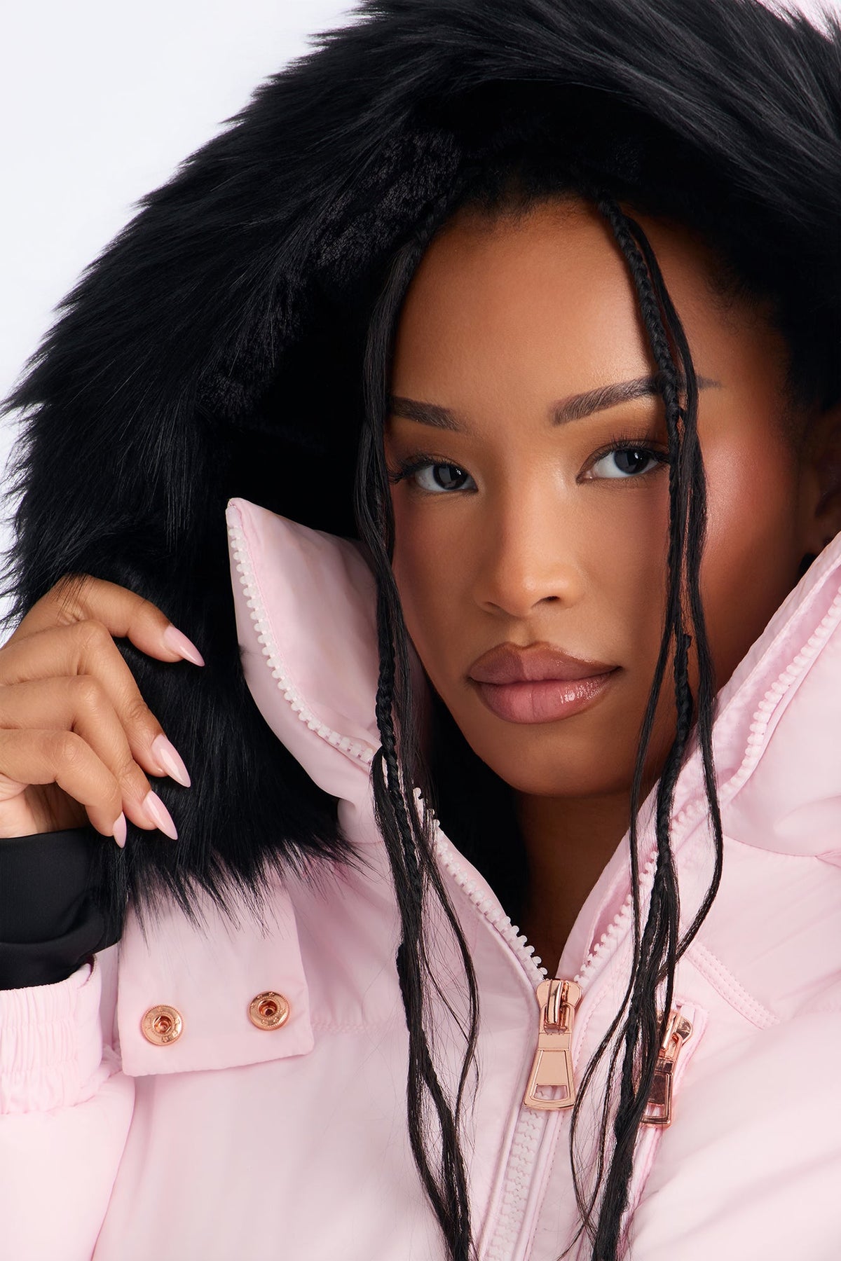 Cold Feelings Puffer Jacket - Pink