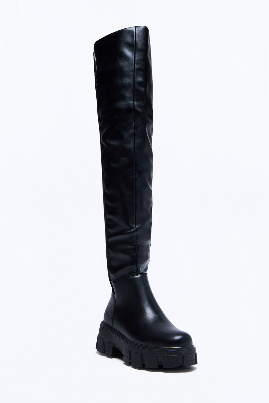 Don’t Ask Thigh High Boots - Black