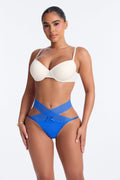 Body Language Caged Brazilian Panty - Royal