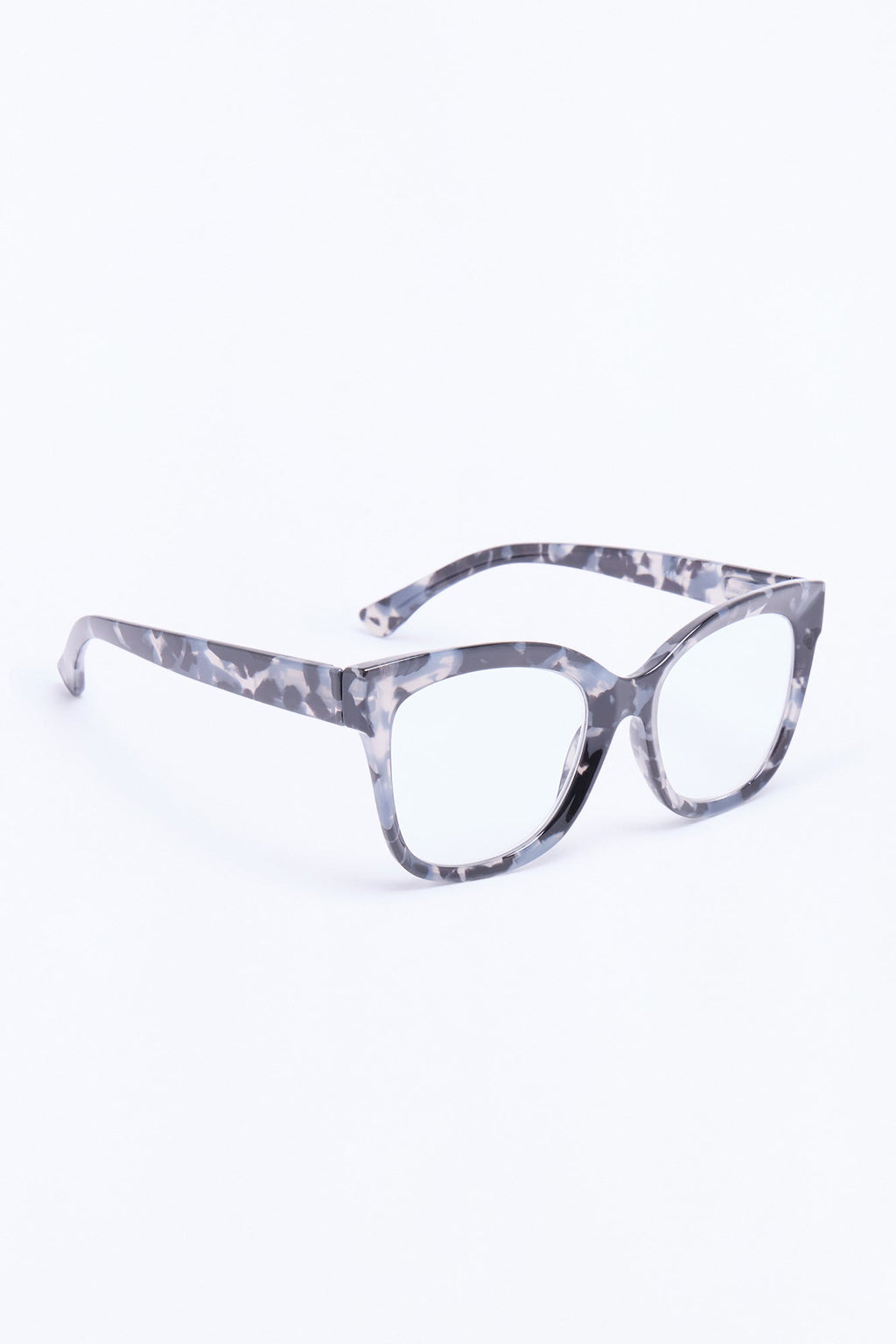 Soft Cover Reader Glasses - Grey Tortoise