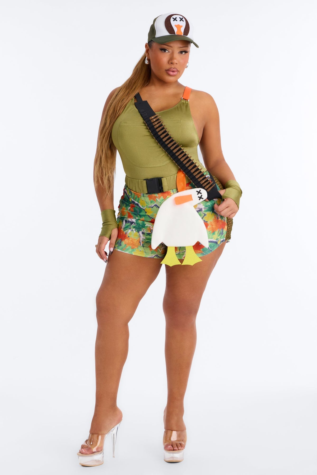 Duck Call Cutie 6 Piece Costume Set - Camouflage