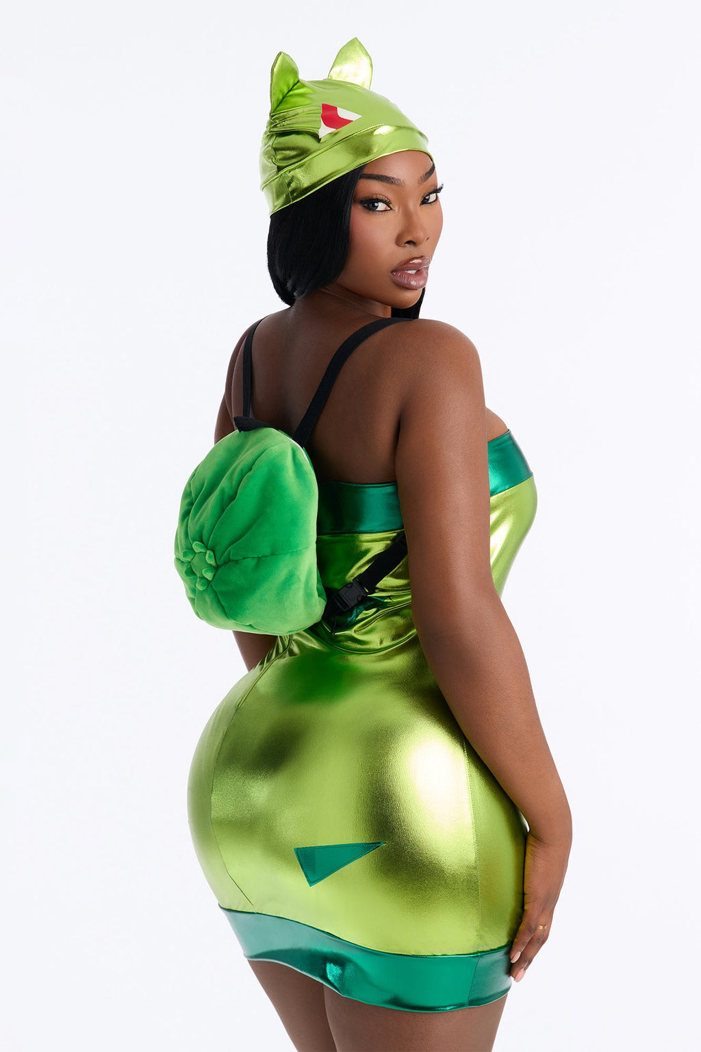Leaf Me Breathless 3 Piece Costume Set - Green/combo